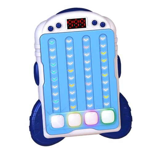 Spielmaschine, elektronische Musikrhythmus, tragbare Spielkonsole für elektronische Musik – tragbares Spielspielzeug mit fortschrittlichen Herausforderungen für die tägliche Unterhaltung von Jlobnyiun