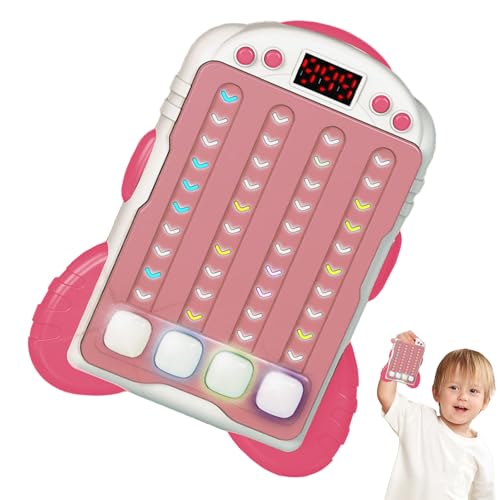 Spielmaschine, elektronische Musikrhythmus, tragbare Spielkonsole für elektronische Musik – tragbares Spielspielzeug mit fortschrittlichen Herausforderungen für die tägliche Unterhaltung von Jlobnyiun