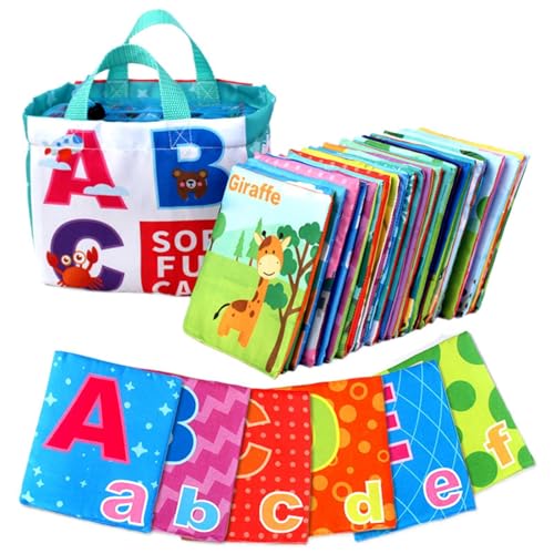 Spielzeug zum Lernen des Alphabets, weiche Karos mit Alphabet – Buch-Set für weiche Erkennungskarten | Alphabet-Lernkarten, waschbares Buch für die Beleuchtung Spielzeug zum Lernen des Alphabets, weiche Karos mit Alphabet – Buch-Set für weiche Erkennungskarten | Alphabet-Lernkarten, waschbares Buch für die Beleuchtung von Jlobnyiun