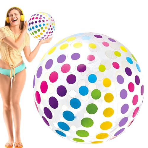 Strandbälle - Aufblasbare Spielbälle Für Draußen - Regenbogenfarbener Schwimmbad-Spaß Für Seen, Outdoor-Aktivitäten & Geburtstagsdeko Strandbälle - Aufblasbare Spielbälle Für Draußen - Regenbogenfarbener Schwimmbad-Spaß Für Seen, Outdoor-Aktivitäten & Geburtstagsdeko von Jlobnyiun