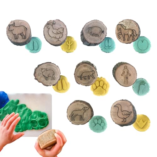 Tierstrecken-Stempel, einzigartiger Mini-Tierpfotenstempel – Holzstempel, Tierstempel, lustige Abdruckstempel, kreatives dekoratives Kunstwerkzeug für Tierstrecken-Stempel, einzigartiger Mini-Tierpfotenstempel – Holzstempel, Tierstempel, lustige Abdruckstempel, kreatives dekoratives Kunstwerkzeug für von Jlobnyiun