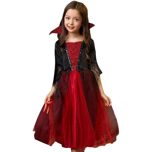 Umhang der dunklen Königin – elegantes, gruseliges , gruseliges Festkleid, Gothic-Kleidung für Mädchen, Kinder-Maskerade-Kostüm für Abenteuerveranstaltungen, Karneval Umhang der dunklen Königin – elegantes, gruseliges , gruseliges Festkleid, Gothic-Kleidung für Mädchen, Kinder-Maskerade-Kostüm für Abenteuerveranstaltungen, Karneval von Jlobnyiun