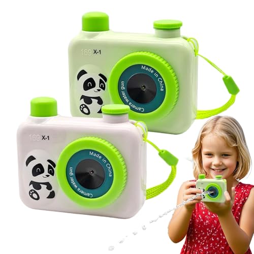 Wasserkamera, Scherzkamera, 2 x niedliche Scherzkamera mit Panda-Motiv, mit Wasserspray, Scherzspielzeug, Partyzubehör, Foto-Requisiten für den Abschluss Wasserkamera, Scherzkamera, 2 x niedliche Scherzkamera mit Panda-Motiv, mit Wasserspray, Scherzspielzeug, Partyzubehör, Foto-Requisiten für den Abschluss von Jlobnyiun