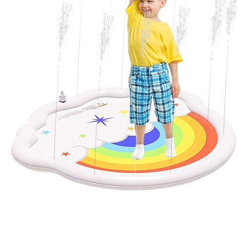 Wassermatte Für Draußen, PVC Wasserspielmatte Für Kleinkinder, rutschfeste Klappbare Wasserspielzeug Für Garten Camping Und Schwimmbad Wassermatte Für Draußen, PVC Wasserspielmatte Für Kleinkinder, rutschfeste Klappbare Wasserspielzeug Für Garten Camping Und Schwimmbad von Jlobnyiun
