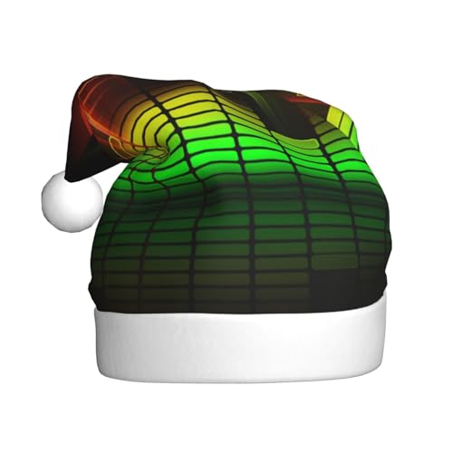 Jmorco Coole Musik Sound Weihnachtsmann Hut Weihnachtsmütze Für Erwachsene Xmas Hut Für Heiligabend Geschenke Neujahr Festliche Urlaub Party Supplies von Jmorco
