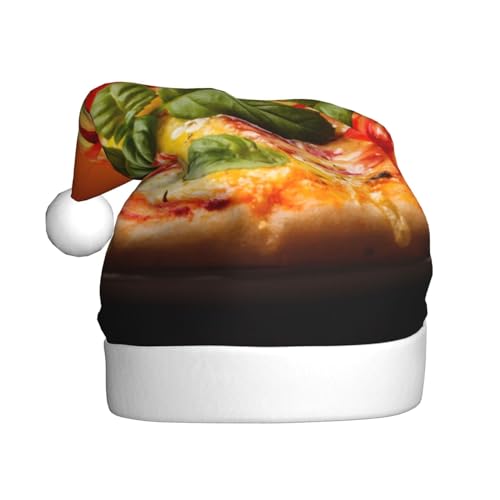 Jmorco Große Pizza Weihnachtsmann Hut Weihnachtsmütze Für Erwachsene Xmas Hut Für Heiligabend Geschenke Neujahr Festliche Urlaub Party Supplies von Jmorco