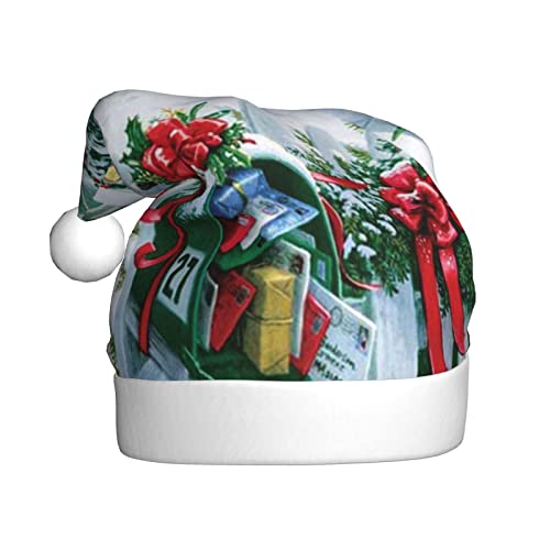 Jmorco Weihnachtsbaum Und Schneemann Weihnachtsmann Hut Weihnachtsmütze Für Erwachsene Xmas Hut Für Heiligabend Geschenke Neujahr Festliche Urlaub Party Supplies von Jmorco