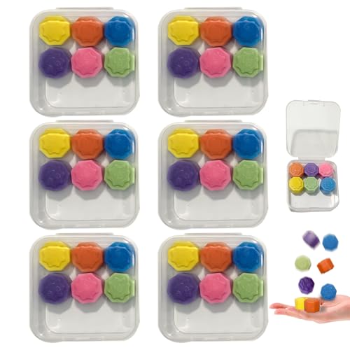 Gonggi Korean 6 Set Game Traditional Folk Play Jack Stone Set with Storage Box Gonggi Game Stone Funny Hand Eye Koordination Toy von Joalpysm