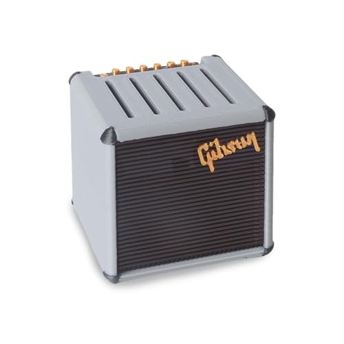 Gitarrenplektrumhalter, 5 Fächer, 3D-gedruckter Verstärker-Lautsprecher, Plektrum-Aufbewahrungsbehälter, Geschenk für Ukulele-Spieler, Liebhaber, 5 x 5 x 5 cm von Joalpysm