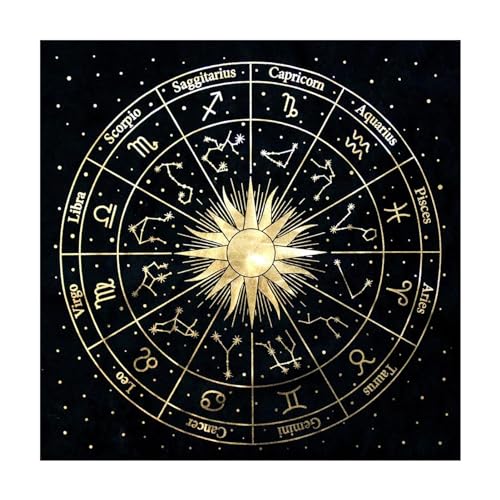 Joayuezo Altar Tarot Tuch Samt Weissagungskarten Tischdecke Astrologie Divination Karte Tuch Tisch Läufer Tischset (Style 12) von Joayuezo