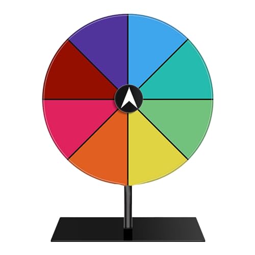 Preisrad, Robustes, Bearbeitbares Mehrfarbiges Drehrad Mit 8 Fächern, Glücks-Roulette-Drehspiel, Preisrad Mit Ständer, Trocken Abwischbares Spinnerspiel, Tisch-Preisrad, Rotierendes Drehrad Für Preise Preisrad, Robustes, Bearbeitbares Mehrfarbiges Drehrad Mit 8 Fächern, Glücks-Roulette-Drehspiel, Preisrad Mit Ständer, Trocken Abwischbares Spinnerspiel, Tisch-Preisrad, Rotierendes Drehrad Für Preise von Joberio
