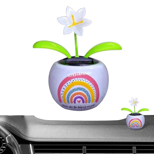Tanzende Blume – Solarbetriebene tanzende Sonnenblumen-Autodekoration in bunten Töpfen, Auto-Dekoration, solarbetriebene tanzende Figuren für Zuhause und Auto-Innenraum Tanzende Blume – Solarbetriebene tanzende Sonnenblumen-Autodekoration in bunten Töpfen, Auto-Dekoration, solarbetriebene tanzende Figuren für Zuhause und Auto-Innenraum von Joberio
