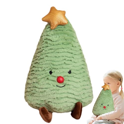 -Weihnachtskissen – Weihnachts-Plüschpuppenkissen – 30 cm, Plüschkissen, Sofa-Ornament, Weihnachtsdekorationskissen für Sofa, Bett, Couch, Kissen von Joberio