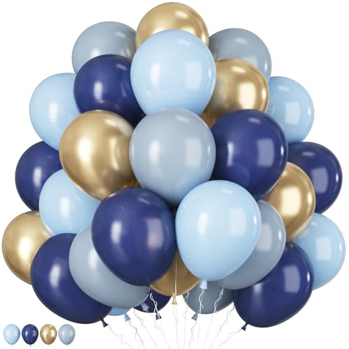 Blauer goldener Ballon von Jobkoo