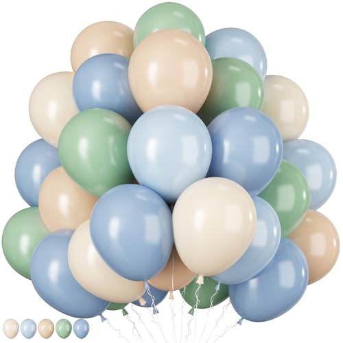 Blaugrüne Luftballons von Jobkoo