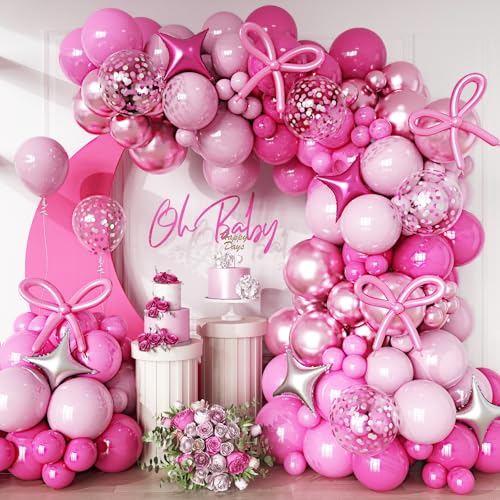 Jobkoo Rosa Ballonbogen-Set von Jobkoo