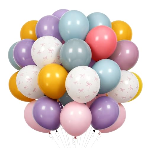 Retro Lila Gelb Blau Creme Luftballons Retro Lila Gelb Blau Creme Luftballons von Jobkoo