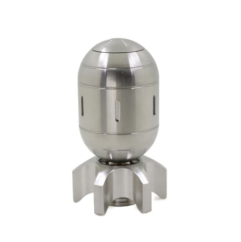 Jodozorn Schreibtischspielzeug, Fidget Spinner, EDC Clicker, Home Office Schreibtisch Dekoration, Geschenke für Jungen Männer Erwachsene (Edelstahl) von Jodozorn