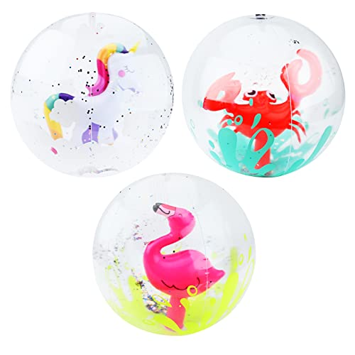 3 Stück Aufblasbarer Wasserball 12 Zoll Glitzer Pailletten Wasserbälle für Erwachsene Kinder Pool Float Balls Wasserspielzeug für Aktivitäten im Freien Strand Schwimmbad Sommer Hawaii Party 3 Stück Aufblasbarer Wasserball 12 Zoll Glitzer Pailletten Wasserbälle für Erwachsene Kinder Pool Float Balls Wasserspielzeug für Aktivitäten im Freien Strand Schwimmbad Sommer Hawaii Party von Jodsen