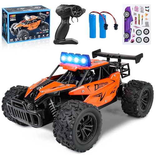 Joellfuner ferngesteuertes Auto, 2.4GHz 1:16 Offroad Monster RC Truck, 2WD 20KM/H RC Auto mit Vierfarbiges LED-Licht, RC Truggy mit Hohe und Niedrige Gänge für Kinder ab 3 Jahre Joellfuner ferngesteuertes Auto, 2.4GHz 1:16 Offroad Monster RC Truck, 2WD 20KM/H RC Auto mit Vierfarbiges LED-Licht, RC Truggy mit Hohe und Niedrige Gänge für Kinder ab 3 Jahre von Joellfuner