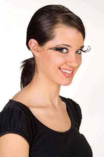 Jofrika Cosmetics 718853 - Star Lashes Long schwarz - Wimpern inkl. Kleber * Karneval, Theater von Jofrika