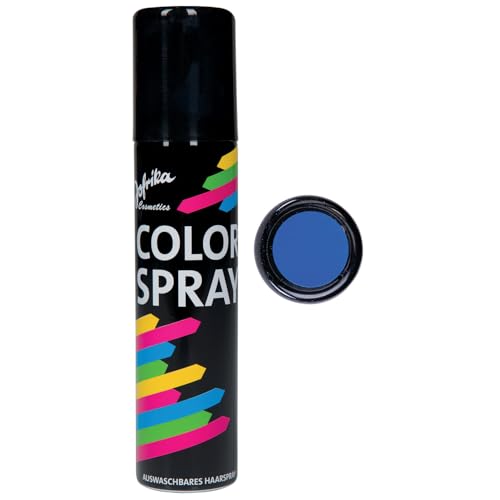 Jofrika Haarspray Farbspray zum temporären Haare färben Color - Blau - Tolles Spray zum färben der Haare an Karneval oder Mottoparty in praktischer Spraydose von Jofrika