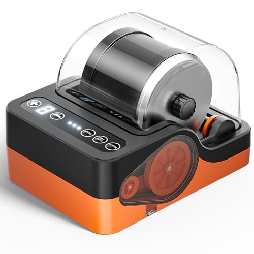 Jofuni Professionelle Geräuscharme Rock Tumbler Maschine, Steinpoliermaschinen-Set mit Geräuschdämmung für Kinder, 3-Gang-Motor & 9-Tage-Timer, Geologie-Hobby-Spielzeug-Geschenk (Orange) Jofuni Professionelle Geräuscharme Rock Tumbler Maschine, Steinpoliermaschinen-Set mit Geräuschdämmung für Kinder, 3-Gang-Motor & 9-Tage-Timer, Geologie-Hobby-Spielzeug-Geschenk (Orange) von Jofuni