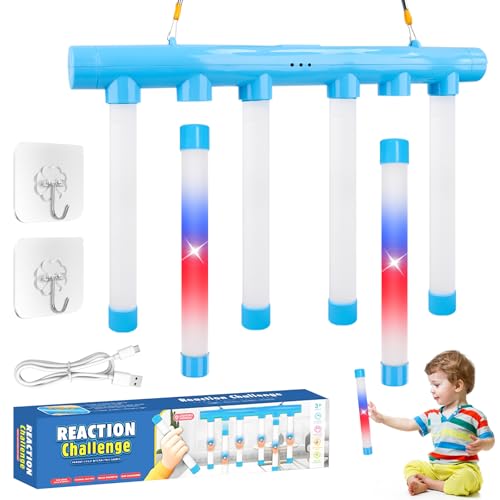 Jognee Interaktives Spielzeug,Fangstöcke-Spiele,Reflex-Stick-Spiel, Stick-Fangspiel, Hand-Augen-Koordinationstraining, Party-Reflex-Challenge-Spiele & Reflex-Training für Erwachsene/Kinder Jognee Interaktives Spielzeug,Fangstöcke-Spiele,Reflex-Stick-Spiel, Stick-Fangspiel, Hand-Augen-Koordinationstraining, Party-Reflex-Challenge-Spiele & Reflex-Training für Erwachsene/Kinder von Jognee