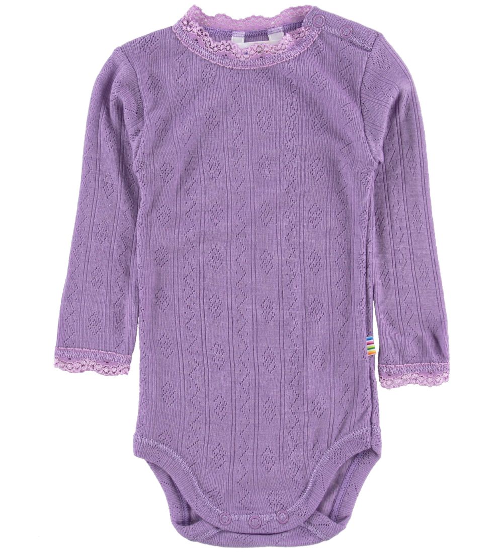 Joha Body - Wolle/Seide - l/ä - Lila m. Lochmuster - Joha - 100 - Body L/Ä Joha Body - Wolle/Seide - l/ä - Lila m. Lochmuster - Joha - 100 - Body L/Ä von Joha