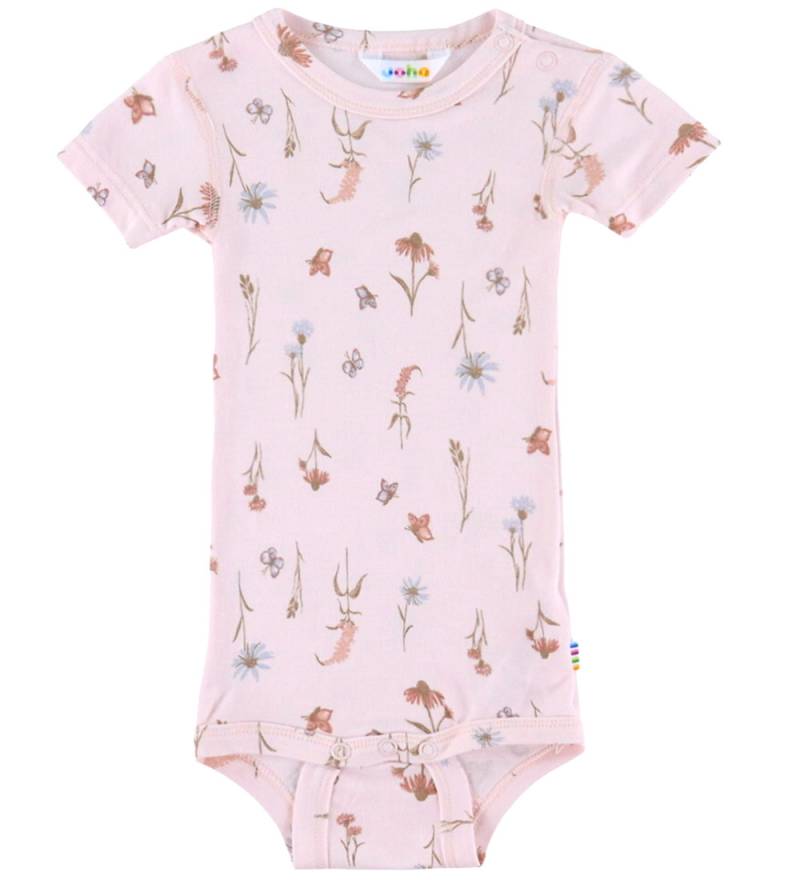 Joha Body k/ä - Bambus - Rosa m. Blumen - Joha - 60 - Body K/Ä Joha Body k/ä - Bambus - Rosa m. Blumen - Joha - 60 - Body K/Ä von Joha