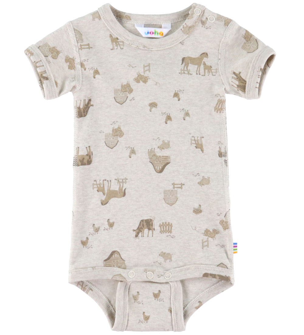 Joha Body k/ä - Hellbeige m. Bauernhoftiere - Joha - 60 - Body K/Ä Joha Body k/ä - Hellbeige m. Bauernhoftiere - Joha - 60 - Body K/Ä von Joha