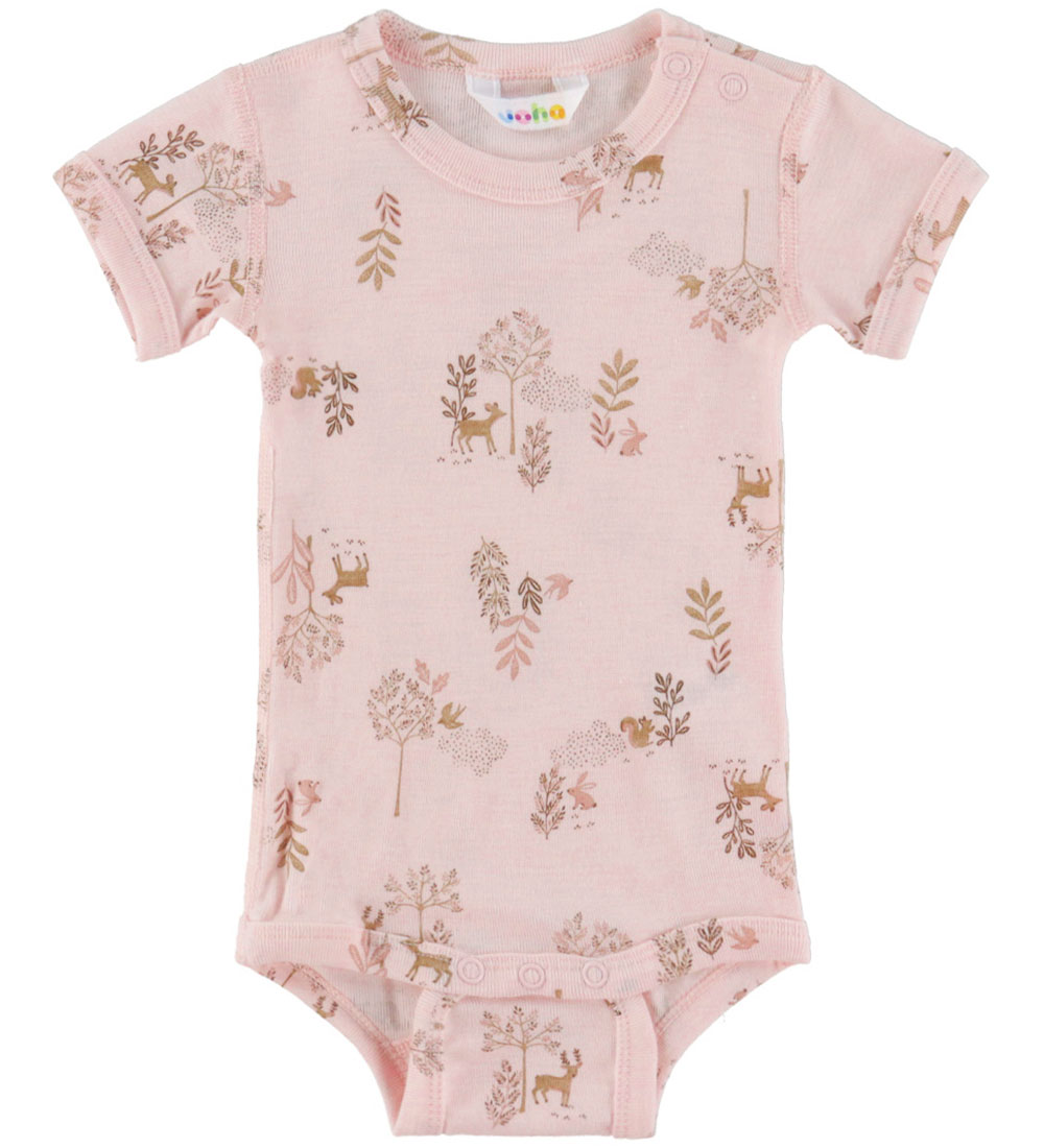 Joha Body k/ä - Wolle/Seide - Rosa m. Natur - Joha - 60 - Body K/Ä Joha Body k/ä - Wolle/Seide - Rosa m. Natur - Joha - 60 - Body K/Ä von Joha