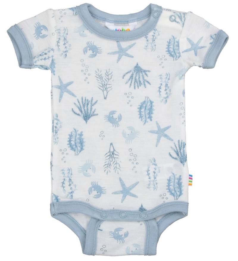 Joha Body k/ä - Wolle - Hellblau m. Print - Joha - 60 - Body K/Ä Joha Body k/ä - Wolle - Hellblau m. Print - Joha - 60 - Body K/Ä von Joha