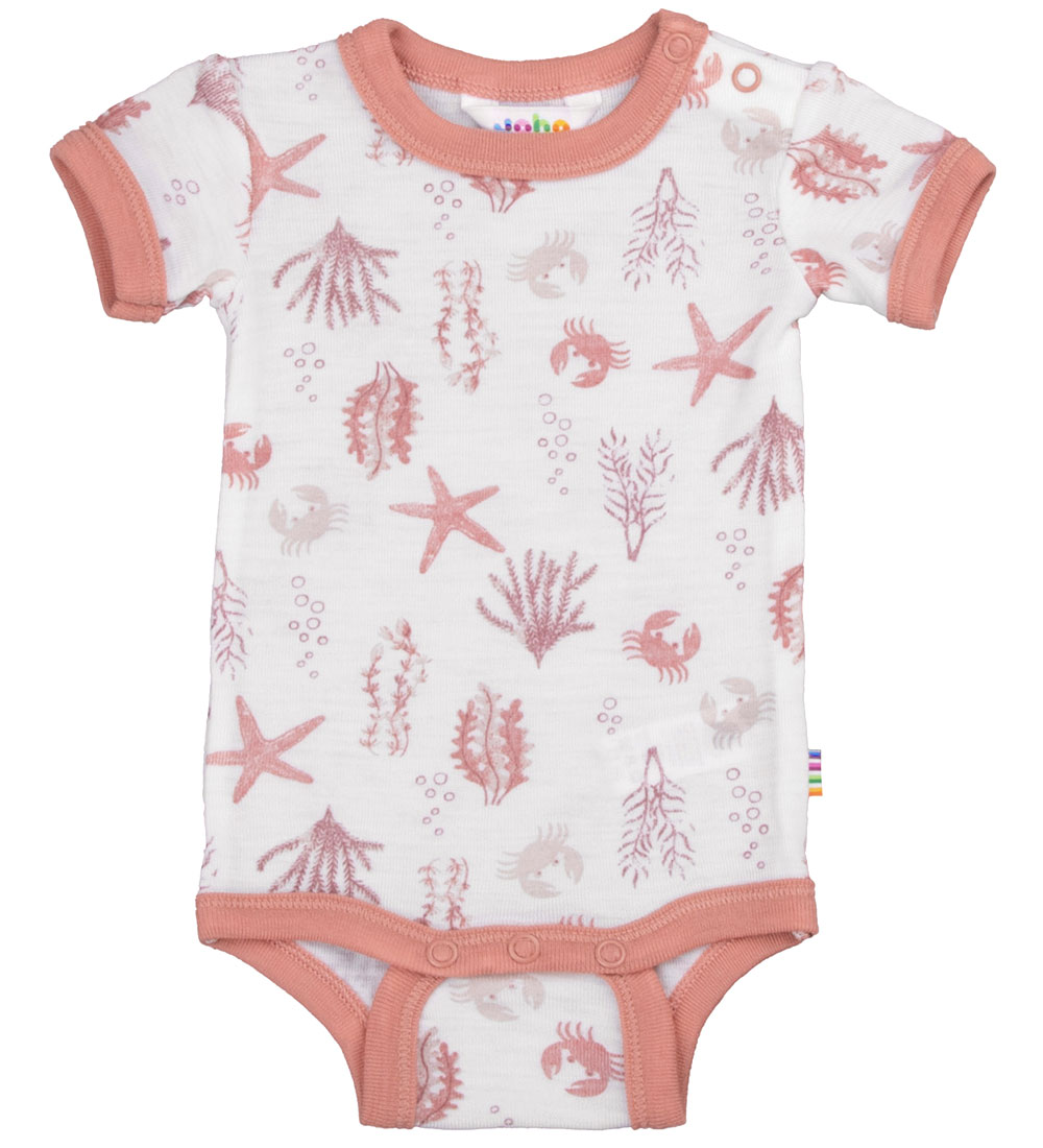Joha Body k/ä - Wolle - Rosa m. Print - Joha - 60 - Body K/Ä Joha Body k/ä - Wolle - Rosa m. Print - Joha - 60 - Body K/Ä von Joha