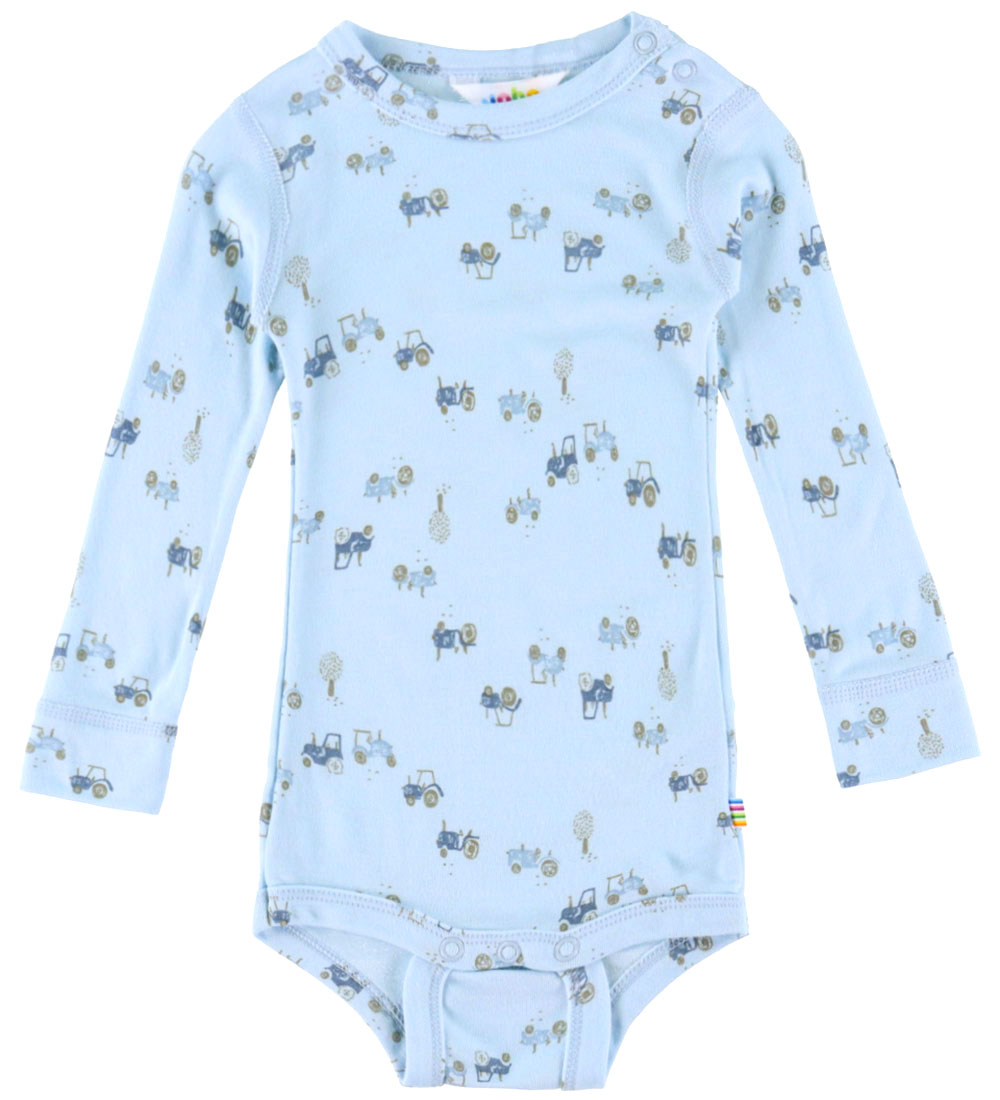 Joha Body l/ä - Bambus - Hellblau m. Traktoren - Joha - 50 - Body L/Ä Joha Body l/ä - Bambus - Hellblau m. Traktoren - Joha - 50 - Body L/Ä von Joha