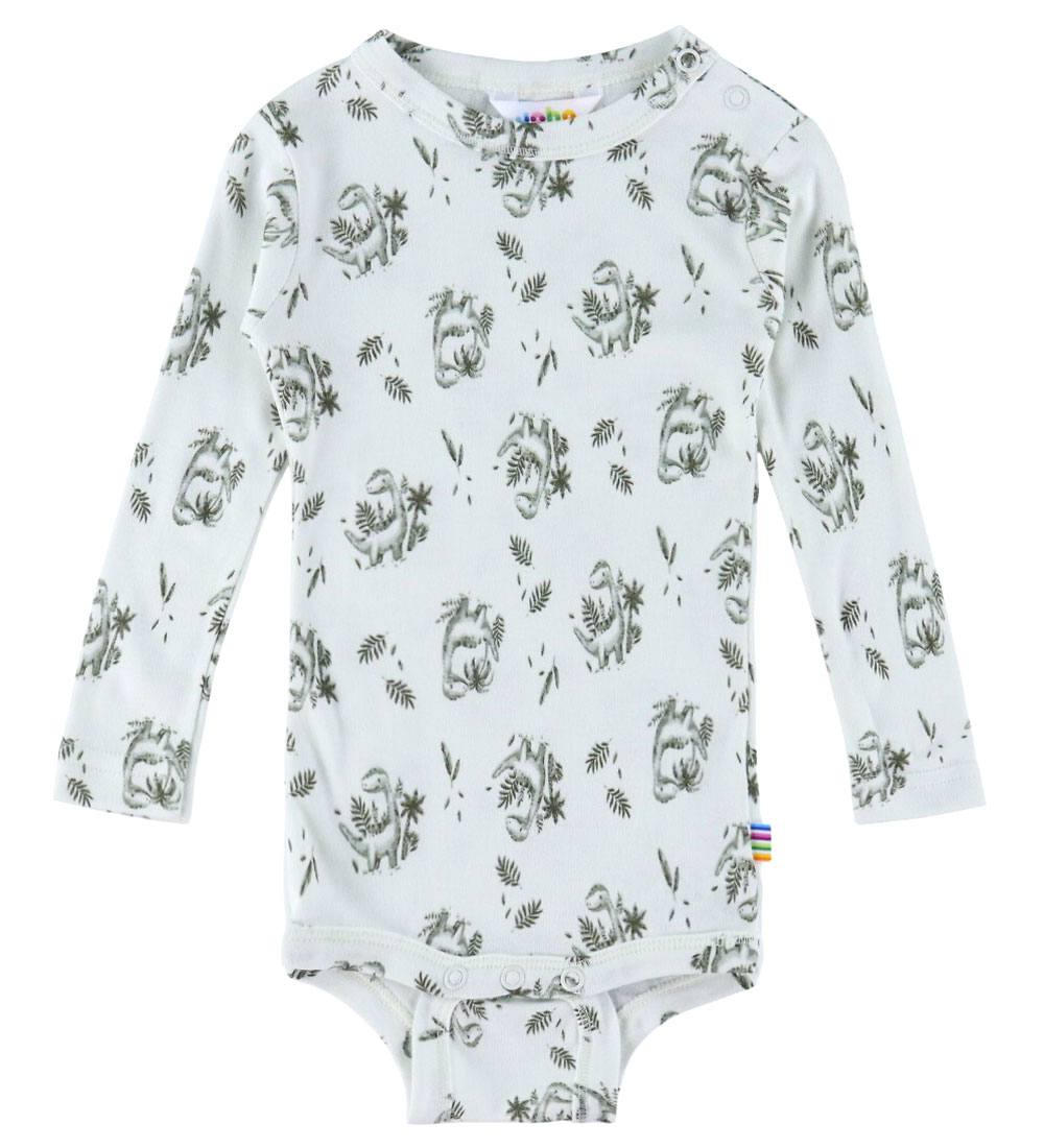 Joha Body l/ä - Bambus - Minze m. Dinosaurier - Joha - 70 - Body L/Ä Joha Body l/ä - Bambus - Minze m. Dinosaurier - Joha - 70 - Body L/Ä von Joha