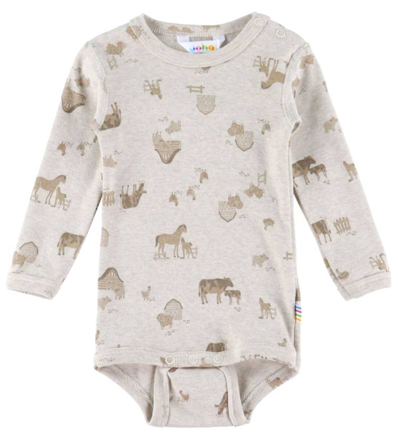 Joha Body l/ä - Hellbeige m. Bauernhoftiere - Joha - 60 - Body L/Ä Joha Body l/ä - Hellbeige m. Bauernhoftiere - Joha - 60 - Body L/Ä von Joha