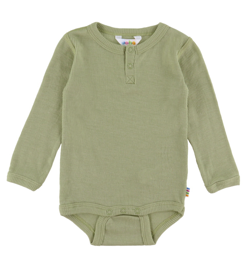 Joha Body l/ä - Rib - Wolle/Seide - Grün - Joha - 60 - Body L/Ä von Joha