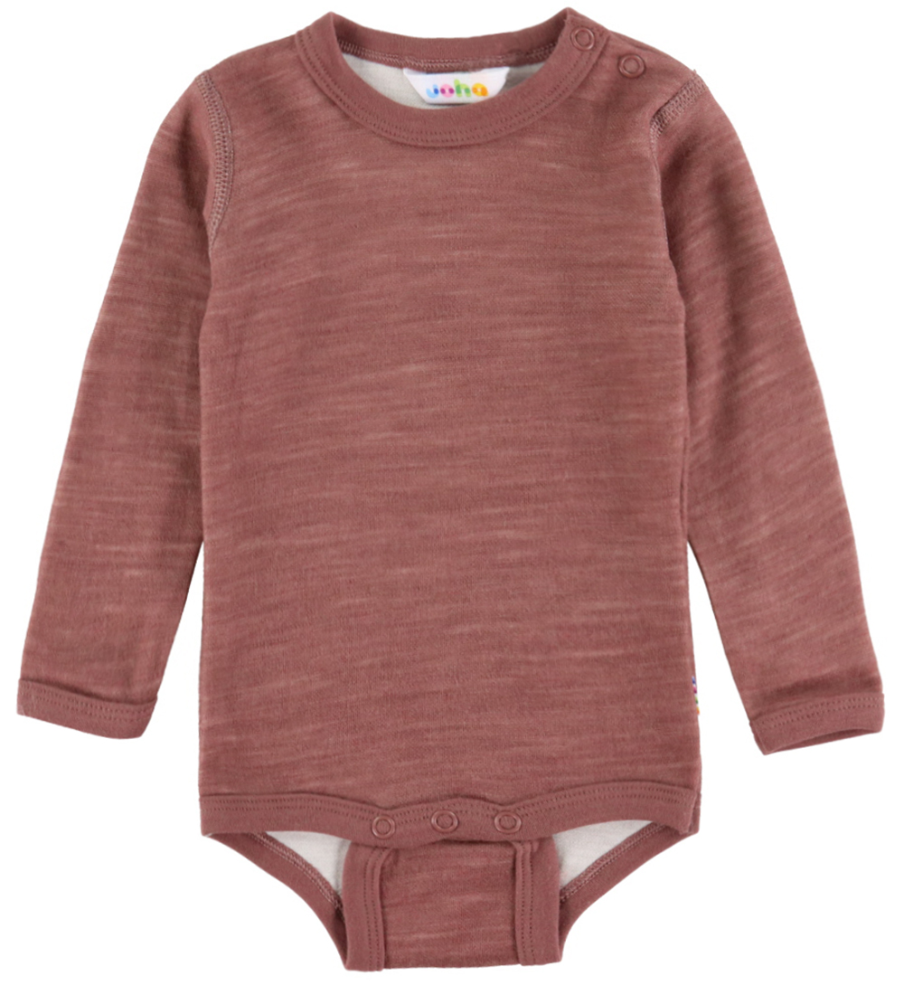 Joha Body l/ä - Wolle/Bambus - Dunkel Rose - Joha - 80 - Body L/Ä Joha Body l/ä - Wolle/Bambus - Dunkel Rose - Joha - 80 - Body L/Ä von Joha