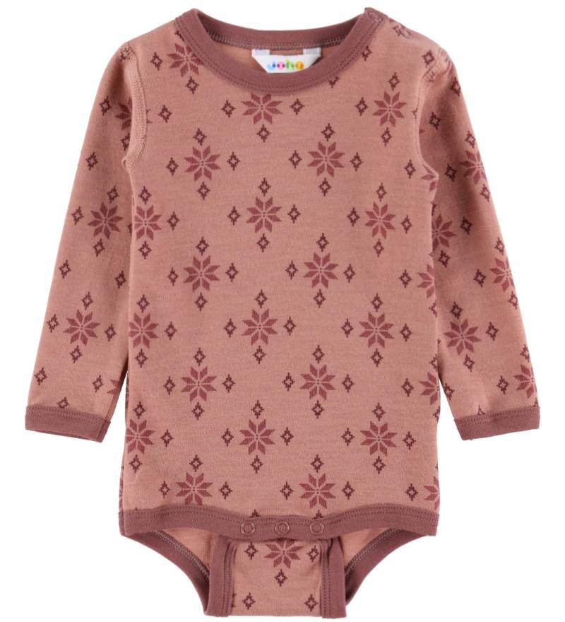 Joha Body l/ä - Wolle/Baumwolle - Rose m. Schneeflocken - Joha - 90 - Body L/Ä Joha Body l/ä - Wolle/Baumwolle - Rose m. Schneeflocken - Joha - 90 - Body L/Ä von Joha