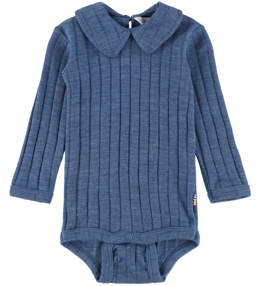 Joha Body l/ä - Wolle/Seide - Blau Meliert - Joha - 70 - Body L/Ä von Joha