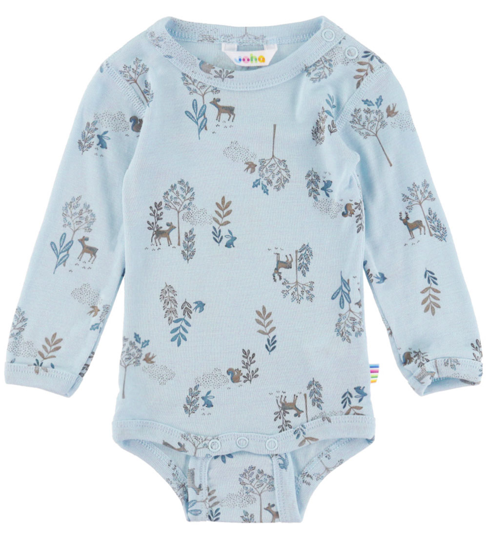 Joha Body l/ä - Wolle/Seide - Blau m. Natur - Joha - 50 - Body L/Ä Joha Body l/ä - Wolle/Seide - Blau m. Natur - Joha - 50 - Body L/Ä von Joha