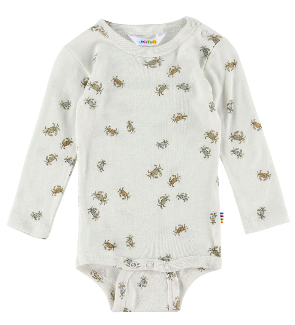 Joha Body l/ä - Wolle/Seide - Off White m. Krabben - Joha - 50 - Body L/Ä von Joha