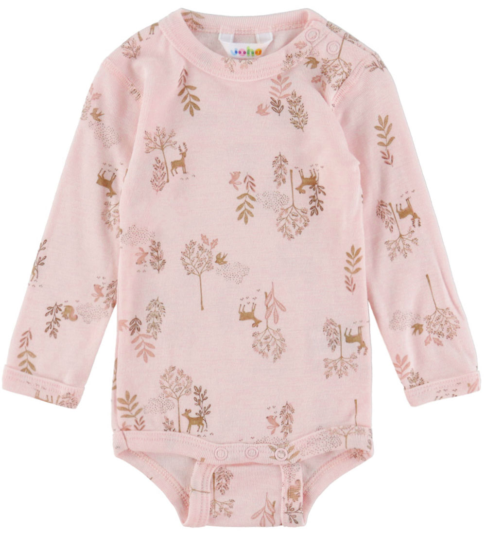 Joha Body l/ä - Wolle/Seide - Rosa m. Natur - Joha - 60 - Body L/Ä Joha Body l/ä - Wolle/Seide - Rosa m. Natur - Joha - 60 - Body L/Ä von Joha