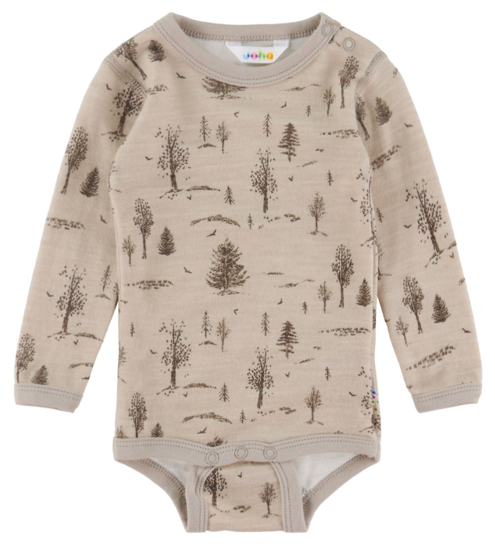 Joha Body l/ä - Wolle/Viskose - Beige m. Bäume - Joha - 90 - Body L/Ä Joha Body l/ä - Wolle/Viskose - Beige m. Bäume - Joha - 90 - Body L/Ä von Joha