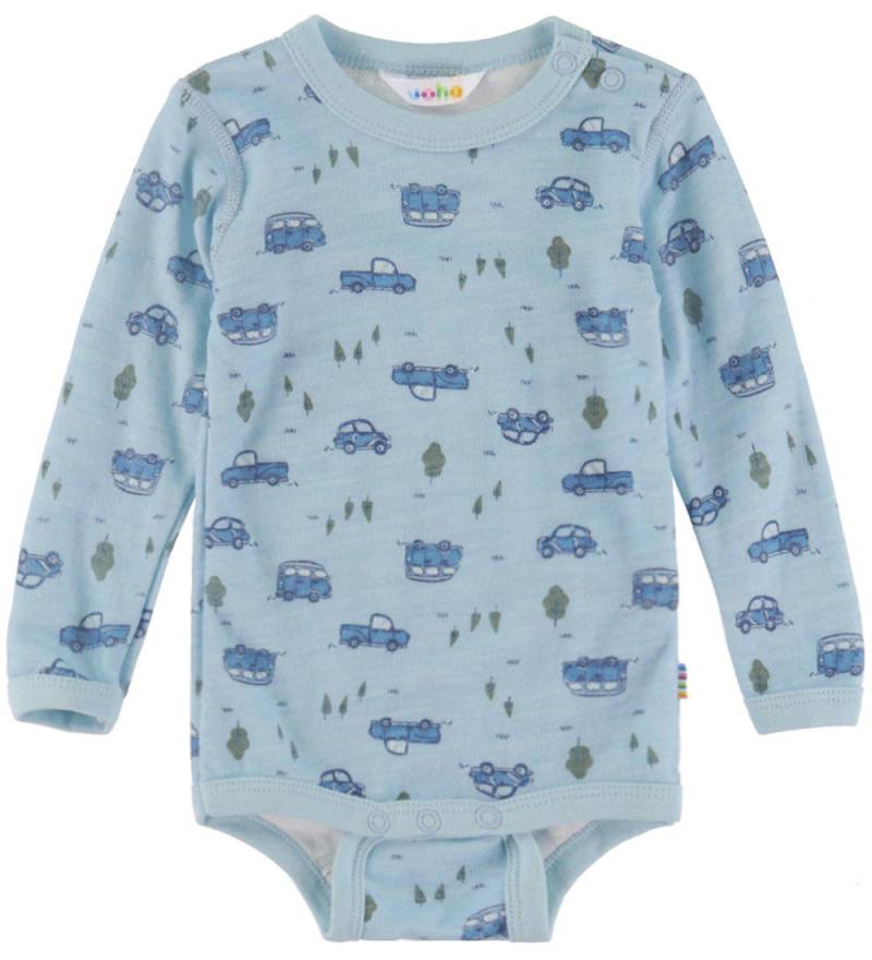 Joha Body l/ä - Wolle/Viskose - Blau m. Autos - Joha - 60 - Body L/Ä Joha Body l/ä - Wolle/Viskose - Blau m. Autos - Joha - 60 - Body L/Ä von Joha