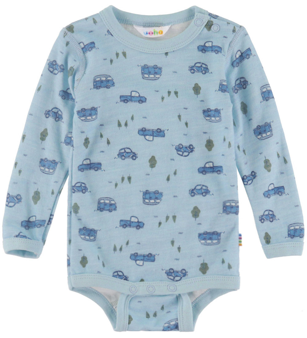 Joha Body l/ä - Wolle/Viskose - Blau m. Autos - Joha - 80 - Body L/Ä Joha Body l/ä - Wolle/Viskose - Blau m. Autos - Joha - 80 - Body L/Ä von Joha