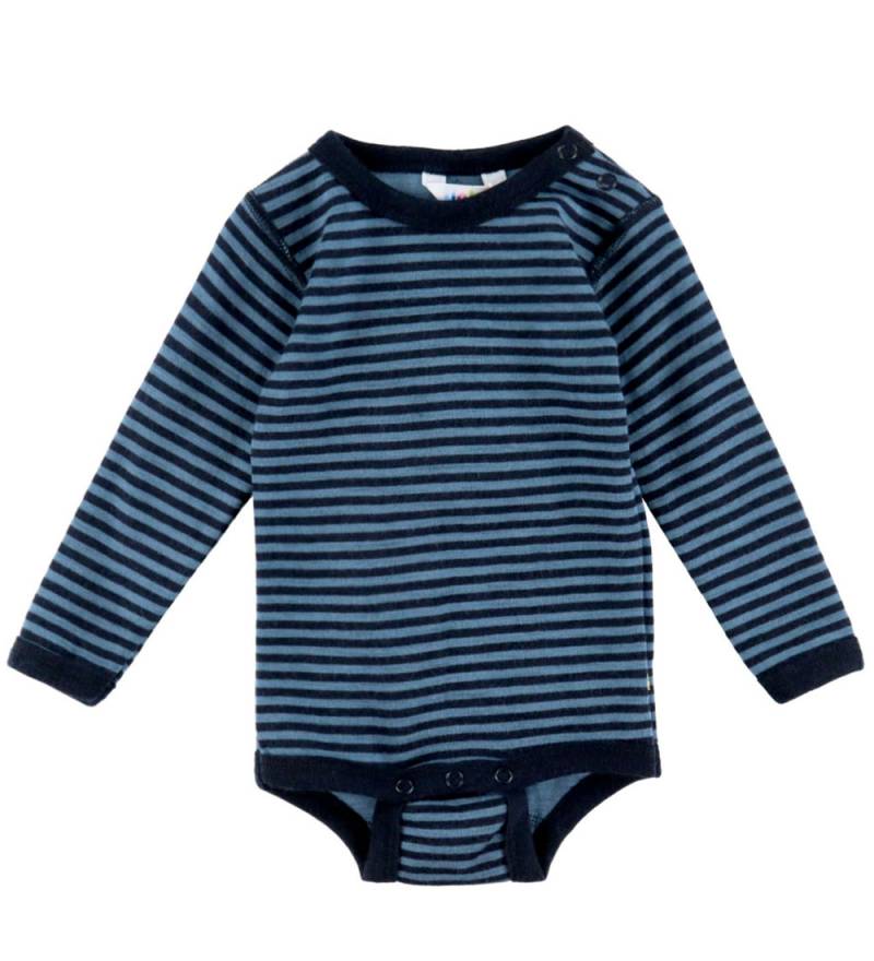 Joha Body l/ä - Wolle - Blau m. Streifen - Joha - 70 - Body L/Ä Joha Body l/ä - Wolle - Blau m. Streifen - Joha - 70 - Body L/Ä von Joha