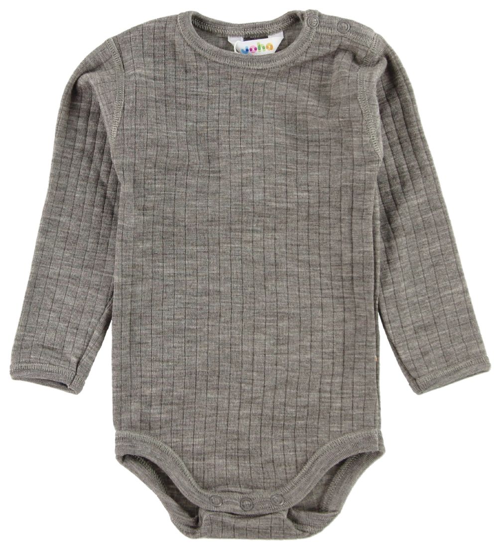 Joha Body l/ä - Wolle - Braun Meliert - Joha - 80 - Body L/Ä Joha Body l/ä - Wolle - Braun Meliert - Joha - 80 - Body L/Ä von Joha