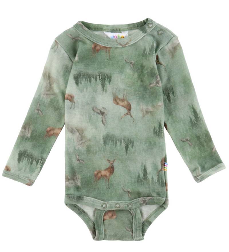 Joha Body l/ä - Wolle - Grün m. Wald - Joha - 70 - Body L/Ä Joha Body l/ä - Wolle - Grün m. Wald - Joha - 70 - Body L/Ä von Joha